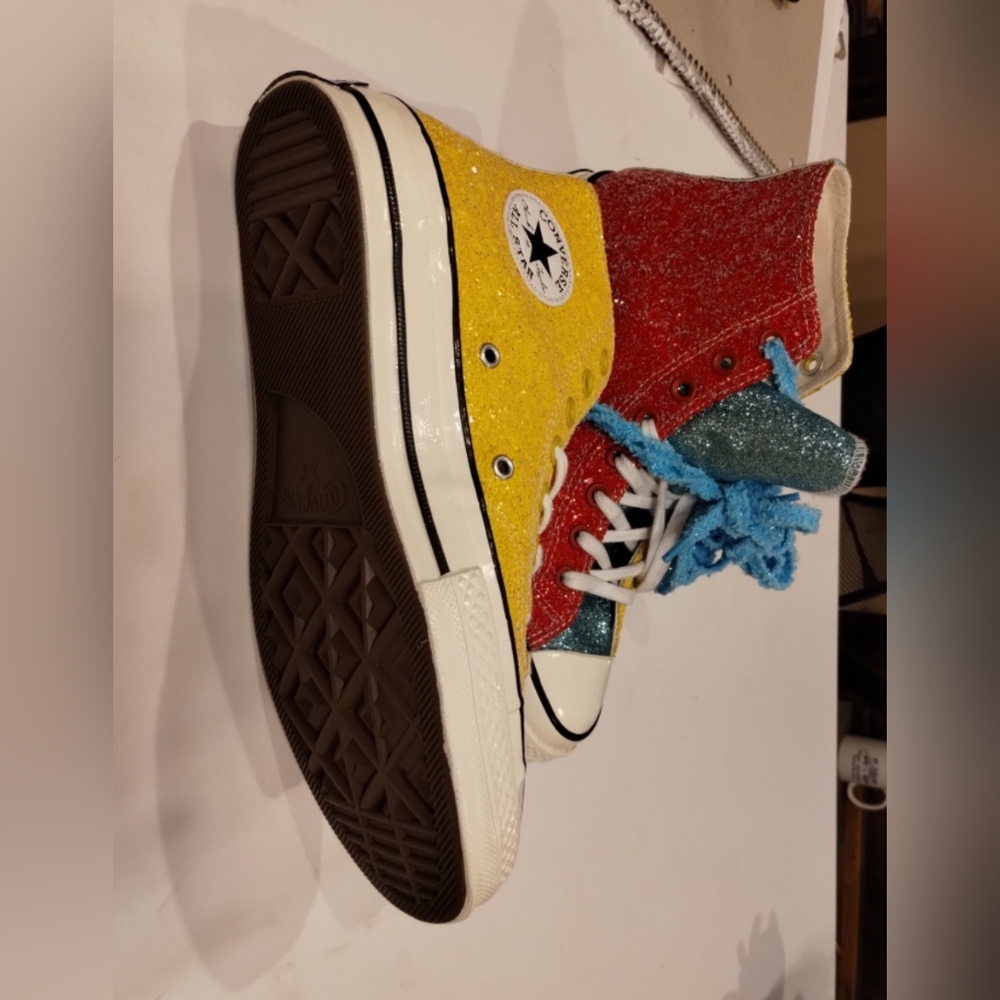 CONVERSE "ALL STAR 70 HI / JW ANDERSON GLITTER" - Picture 3 of 7